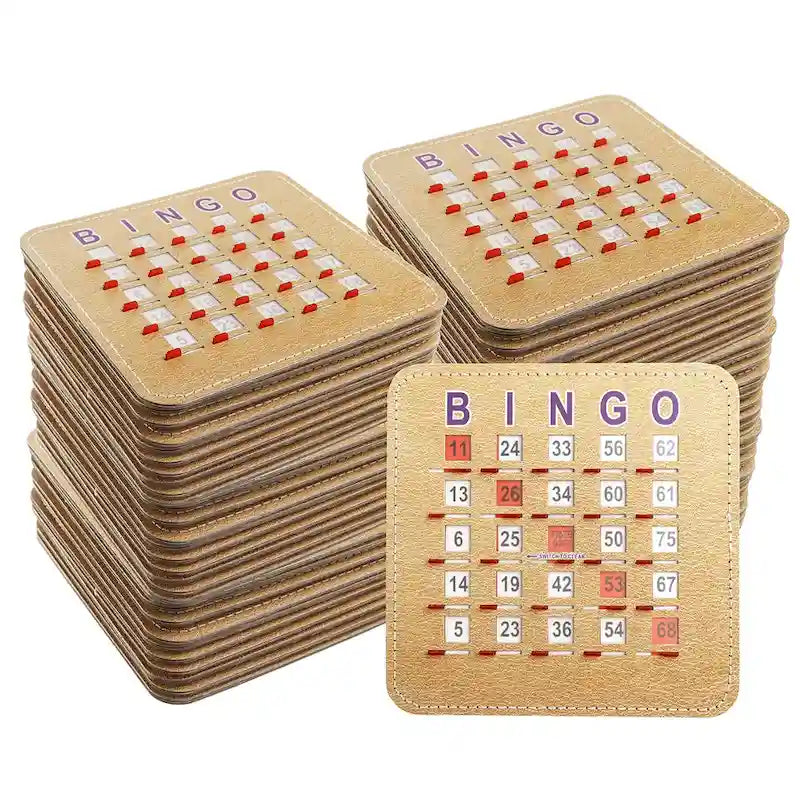 Cartes de Loto avec Volets et Glissière d'Effacement Rapide