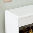 Banc de rangement pour chaussures 24W avec coussin éponge, siège de salon, meuble à chaussures