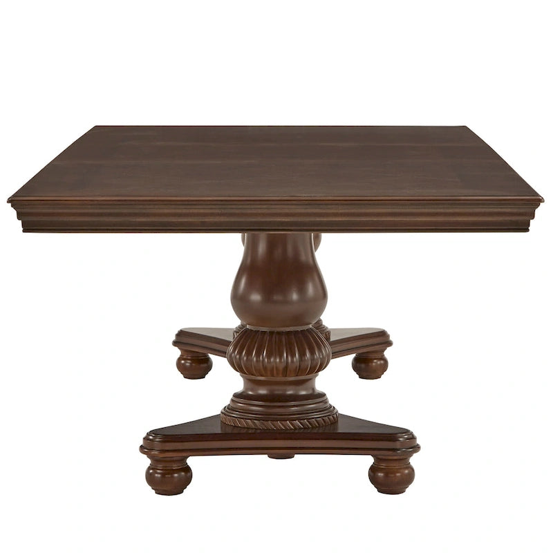 Table à manger double piédestal avec rallonge