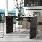 Table mange-debout 60 pouces en faux marbre