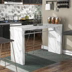 Table mange-debout 60 pouces en faux marbre
