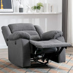 Fauteuil inclinable électrique releveur avec accoudoirs rembourrés et port USB