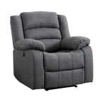 Fauteuil inclinable électrique releveur avec accoudoirs rembourrés et port USB