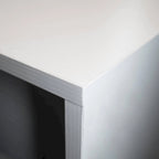 Meuble TV Credenza 2 tiroirs 4 étagères avec pieds en fer