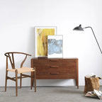 Chaise Weave - Bois massif avec assise tissée