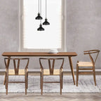 Chaise Weave - Bois massif avec assise tissée