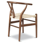 Chaise Weave - Bois massif avec assise tissée