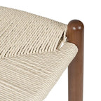 Chaise Weave - Bois massif avec assise tissée