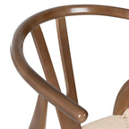 Chaise Weave - Bois massif avec assise tissée