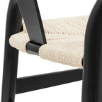 Chaise Weave - Bois massif avec assise tissée