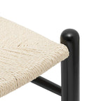 Chaise Weave - Bois massif avec assise tissée