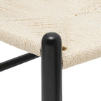 Chaise Weave - Bois massif avec assise tissée