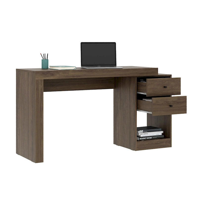 Bureau de télétravail aux designs modernes, extensible de 47 à 61 pouces de long