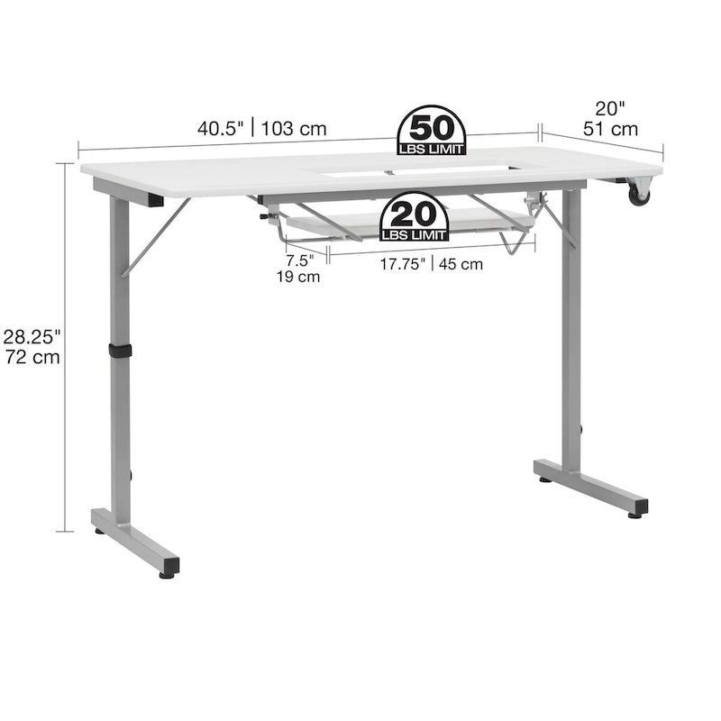 Table de couture pliante portable Rollaway II