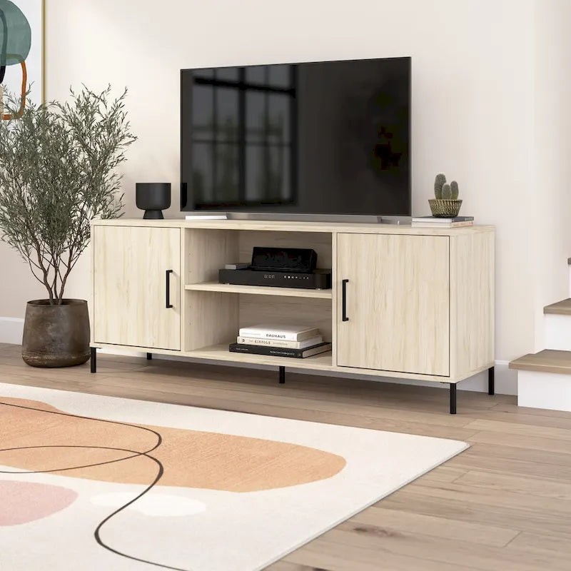  Essence 58W TV Stand with Doors and Shelves