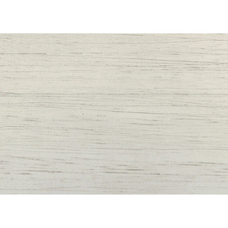 Meuble TV/console multimédia de 162 cm, blanc et marron, en bois massif
