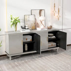 Buffets modernes à 4 portes avec rangement pour salon, chambre et cuisine